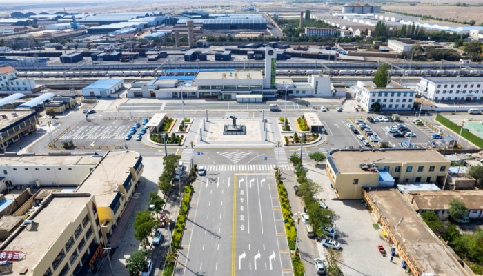 酒泉市肅州區火車站片區環境綜合整治提升工程(一期工程)項目順利通過竣工驗收